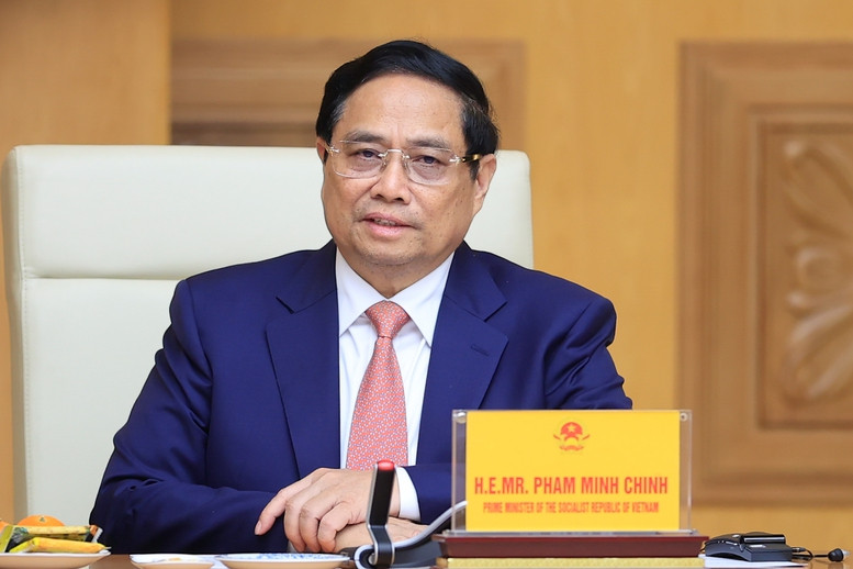 Thủ tướng đề nghị USABC và các doanh nghiệp Hoa Kỳ có tiếng nói với chính quyền Hoa Kỳ ủng hộ việc tăng cường hợp tác kinh tế - thương mại - đầu tư bền vững giữa hai nước. Ảnh: VGP/Nhật Bắc.