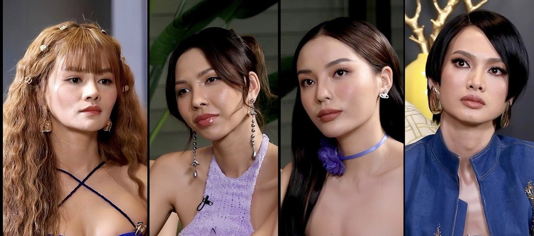 Từ trái sang, bốn huấn luyện viên Vũ Thu Phương, Minh Triệu, Kỳ Duyên và Anh Thư khiến khán giả ngao ngán vì những màn đấu khẩu. Từ trái sang, bốn huấn luyện viên Vũ Thu Phương, Minh Triệu, Kỳ Duyên và Anh Thư khiến khán giả ngao ngán vì những màn đấu khẩu.