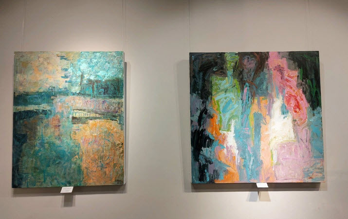 Triển lãm “Ấn tượng” của Hoàng Lan kéo dài đến hết ngày 22/12, mở cửa tự do. Chị mong các tác phẩm của mình đến gần hơn với khán giả, “tự đối thoại” cùng người xem chứ không bó buộc vào tình cảm, tâm tư của họa sĩ. Triển lãm “Ấn tượng” của Hoàng Lan kéo dài đến hết ngày 22/12, mở cửa tự do. Chị mong các tác phẩm của mình đến gần hơn với khán giả, “tự đối thoại” cùng người xem chứ không bó buộc vào tình cảm, tâm tư của họa sĩ.