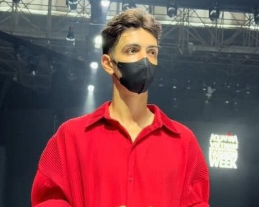 Rufino Aybar tại sự kiện thời trang sau khi chị gái bị bắt.