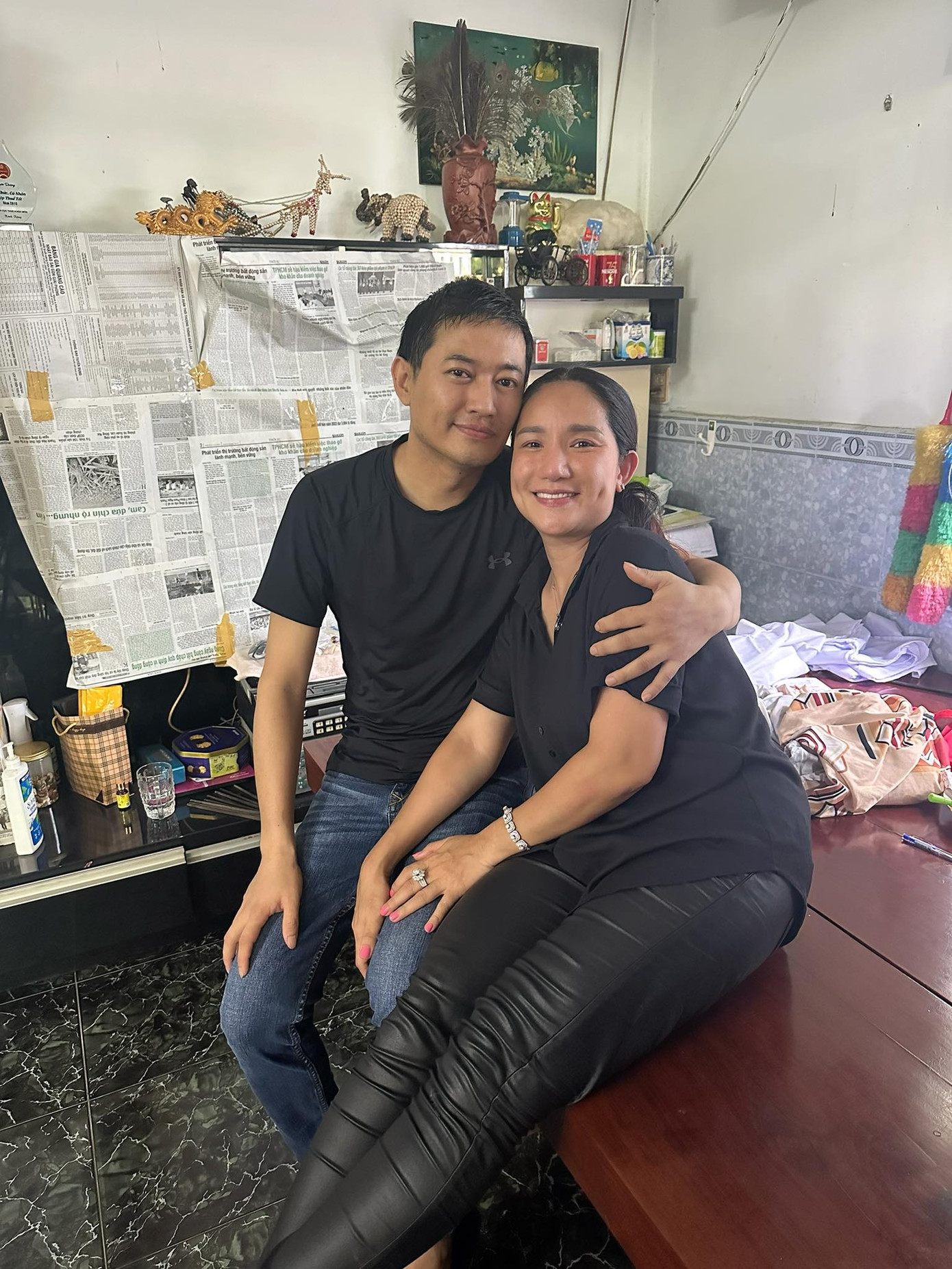 Bức ảnh cuối Cát Tường chụp cùng Quý Bình trong lần đến thăm bệnh. Bức ảnh cuối Cát Tường chụp cùng Quý Bình trong lần đến thăm bệnh.