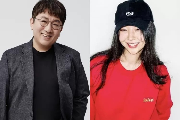 Min Hee Jin (phải) tố Bang Shi Hyuk - chủ tịch HYBE - cố tình sao chép NewJeans để tạo ra nhóm nhạc nữ ILLIT. Min Hee Jin (phải) tố Bang Shi Hyuk - chủ tịch HYBE - cố tình sao chép NewJeans để tạo ra nhóm nhạc nữ ILLIT.