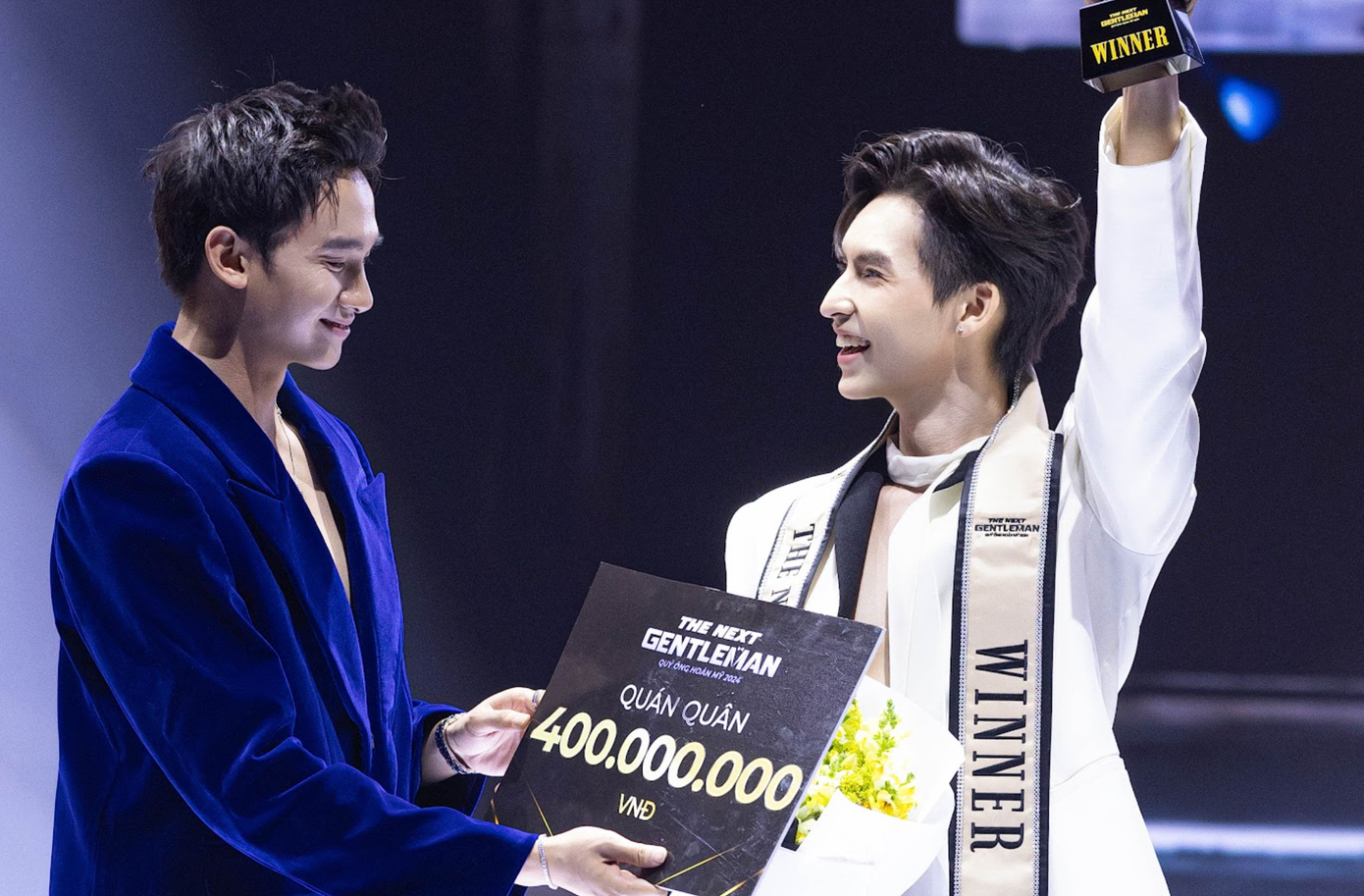 Xuân Thắng (sinh năm 2001, Hà Nội), cao 1m8, là người mẫu, diễn viên tự do trở thành quán quân Quý ông hoàn mỹ - The Next Gentleman 2024. Xuân Thắng (sinh năm 2001, Hà Nội), cao 1m8, là người mẫu, diễn viên tự do trở thành quán quân Quý ông hoàn mỹ - The Next Gentleman 2024.