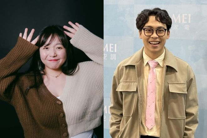 Nữ diễn viên hài có biệt danh “Thiên Tàn” và bạn trai tin đồn - nam diễn viên hài Hạ Lung.