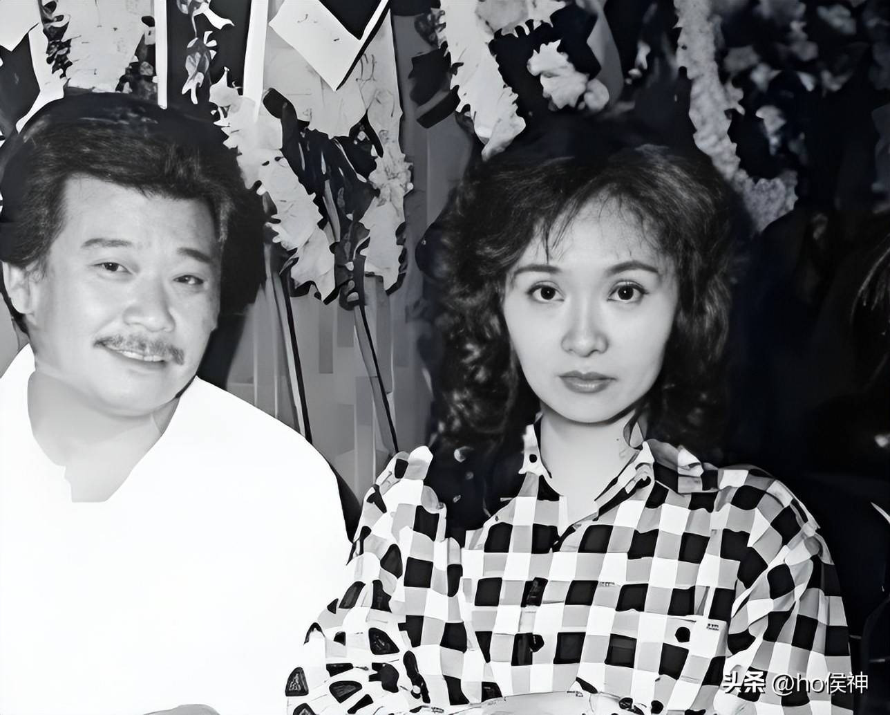 Vợ chồng nữ diễn viên thời trẻ. Ảnh: Weibo.