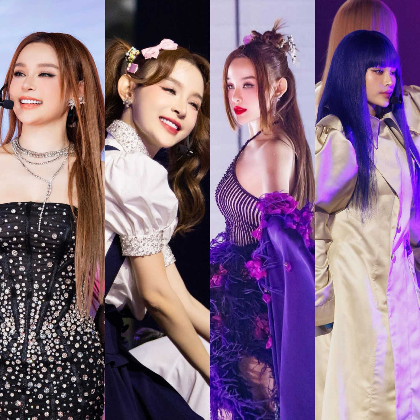 Huyền Baby biến hóa trong show Chị đẹp đạp gió rẽ sóng.