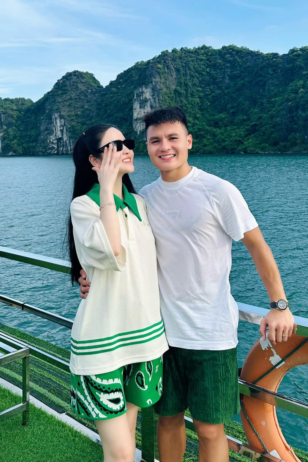 Quang Hải và Chu Thanh Huyền trong những chuyến du lịch bên nhau. Quang Hải và Chu Thanh Huyền trong những chuyến du lịch bên nhau.