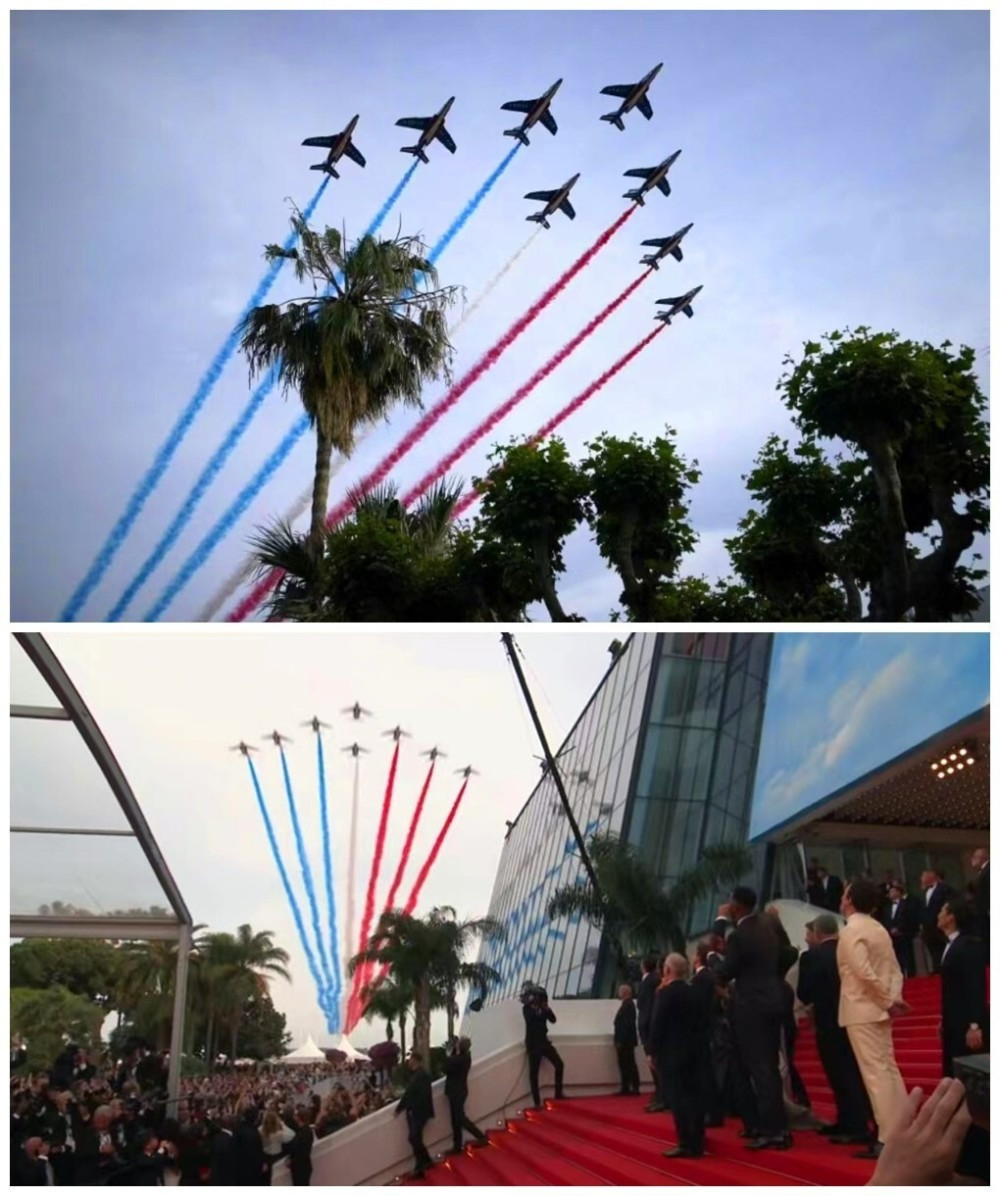 Từ trái sang: Brad Pitt - Angelina Jolie, ca sĩ Rihanna, màn chào đón Tom Cruise bằng máy bay nhào lộn. Từ trái sang: Brad Pitt - Angelina Jolie, ca sĩ Rihanna, màn chào đón Tom Cruise bằng máy bay nhào lộn.