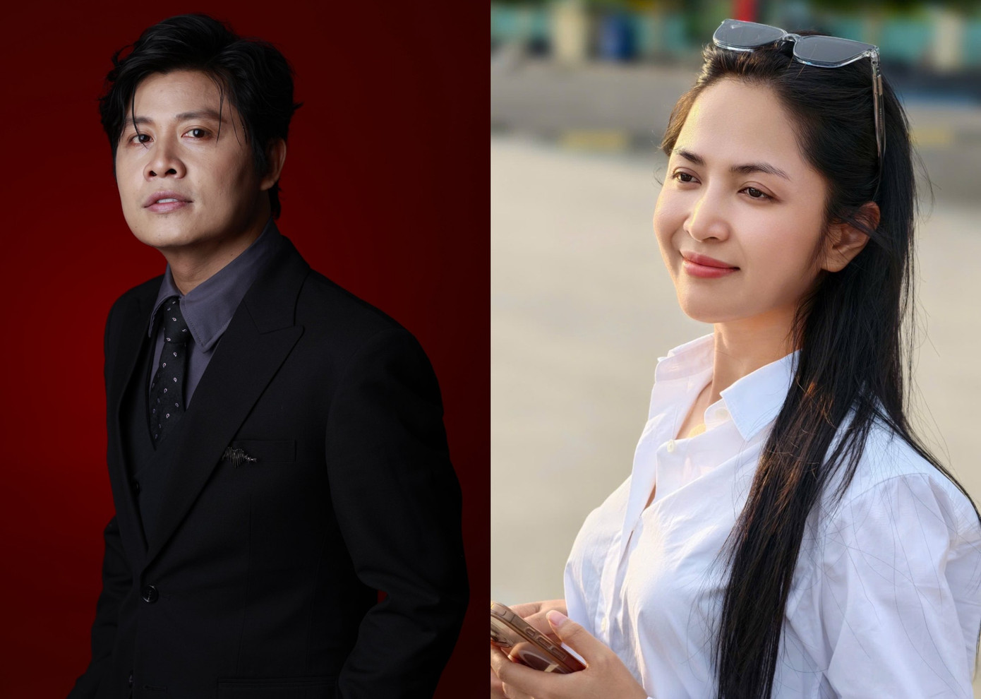 Nhạc sĩ Nguyễn Văn Chung (ảnh trái) muốn gửi lời cảm ơn đến ca sĩ Duyên Quỳnh. Nhạc sĩ Nguyễn Văn Chung (ảnh trái) muốn gửi lời cảm ơn đến ca sĩ Duyên Quỳnh.