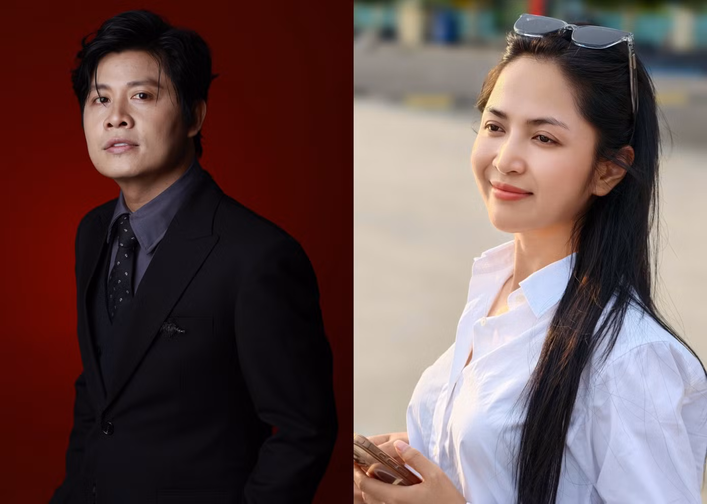 Nhạc sĩ Nguyễn Văn Chung (ảnh trái) muốn gửi lời cảm ơn đến ca sĩ Duyên Quỳnh. Nhạc sĩ Nguyễn Văn Chung (ảnh trái) muốn gửi lời cảm ơn đến ca sĩ Duyên Quỳnh.
