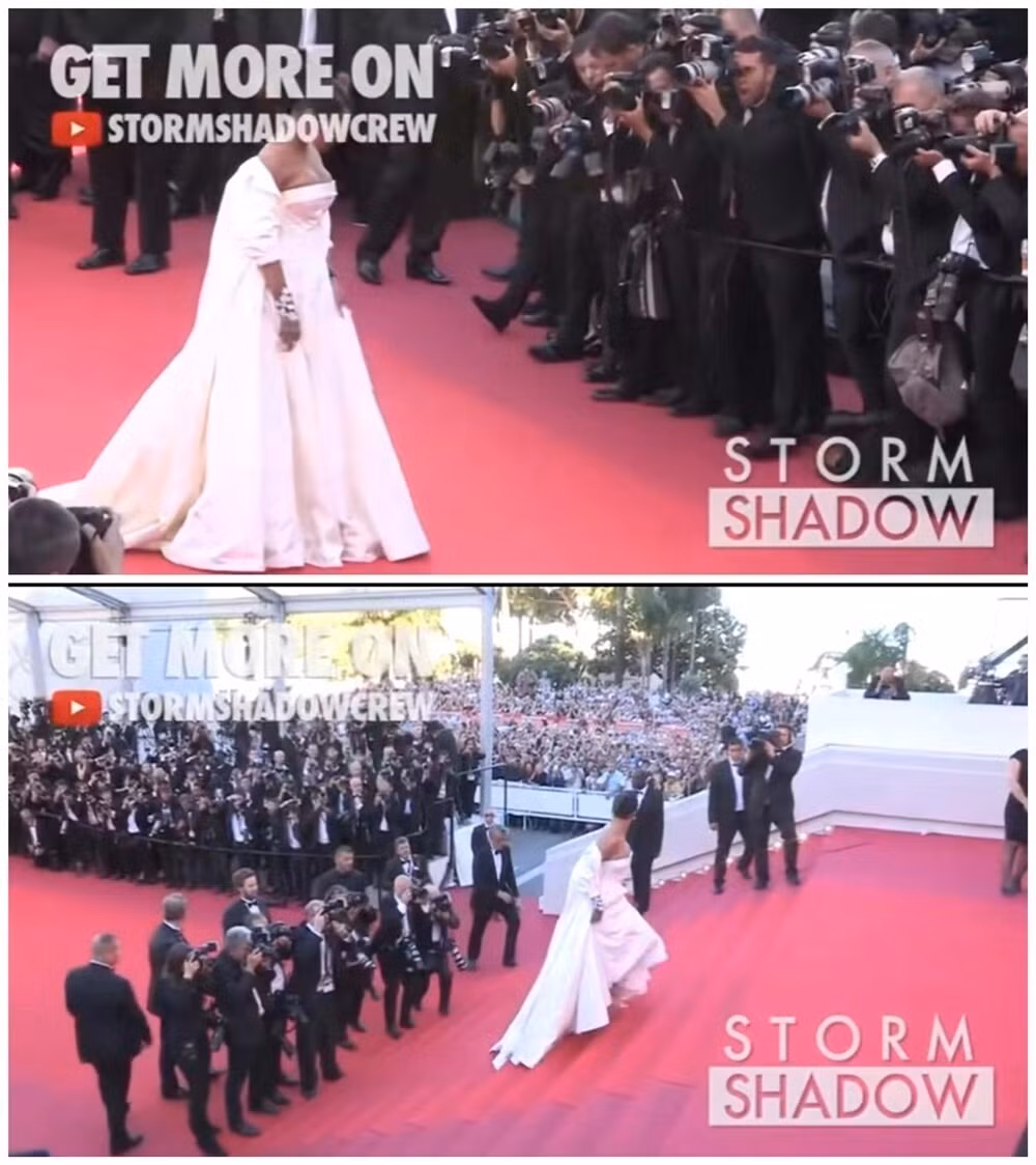 Từ trái sang: Brad Pitt - Angelina Jolie, ca sĩ Rihanna, màn chào đón Tom Cruise bằng máy bay nhào lộn.