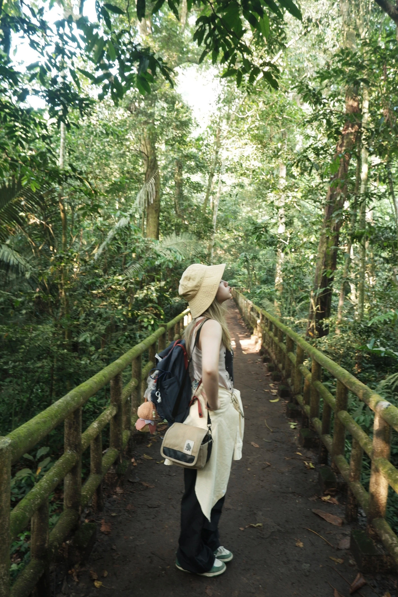 Bộ ảnh Ngọc đăng lên tải lên mạng xã hội nhanh chóng &quot;viral&quot;, nhận nhiều lời khen từ cộng đồng mạng. Nhiều người bình luận hỏi đường đi, cách &quot;săn&quot; bướm và cây khổng lồ... khiến cô cảm thấy hạnh phúc vì có thể lan tỏa vẻ đẹp thiên nhiên Việt Nam. Dù chưa kịp ở lại ngắm đom đóm về đêm, Ngọc tin rằng đó là lý do để cô quay lại VQG Cúc Phương lần nữa. Ảnh: Hồng Ngọc.