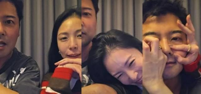 BoA (áo sọc đỏ) bên cạnh Jun Hyun Moo trong show uống rượu. BoA (áo sọc đỏ) bên cạnh Jun Hyun Moo trong show uống rượu.