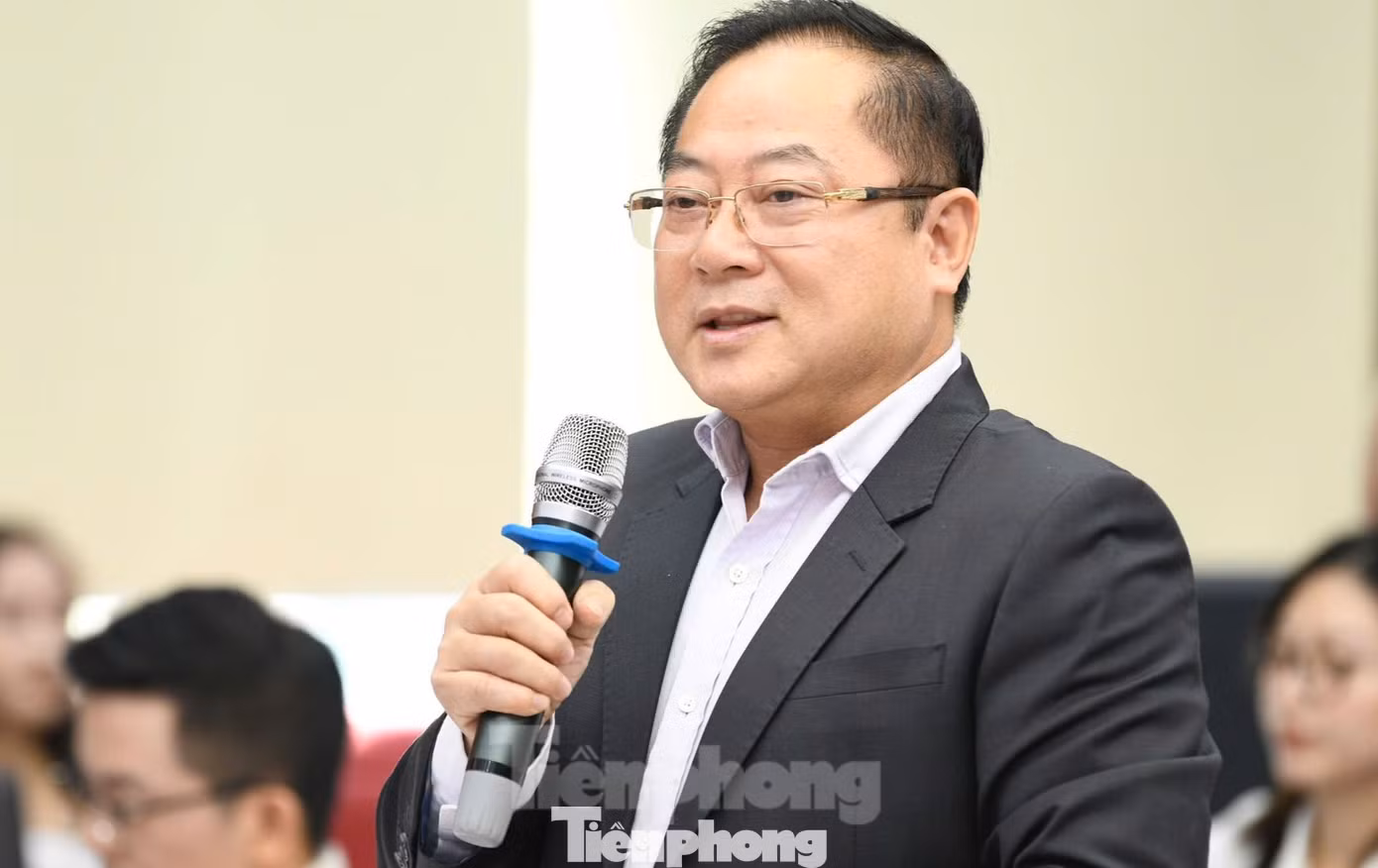 Nhà báo Lê Xuân Sơn - Nguyên Tổng Biên tập Báo Tiền Phong. Ảnh: Như Ý.