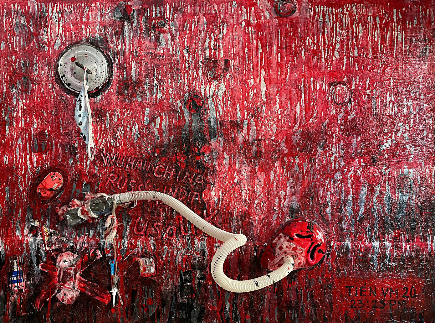 Những cảm xúc nhức nhối trong tranh của Tiến Văn Miếu. Những cảm xúc nhức nhối trong tranh của Tiến Văn Miếu.