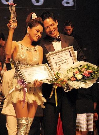 Bình Minh – Vũ Thu Phương thắng lớn với giải thưởng Người mẫu xuất sắc nhất năm 2008. Thanh Hằng thắng giải Người mẫu xuất sắc nhất năm 2006. Bình Minh – Vũ Thu Phương thắng lớn với giải thưởng Người mẫu xuất sắc nhất năm 2008. Thanh Hằng thắng giải Người mẫu xuất sắc nhất năm 2006.