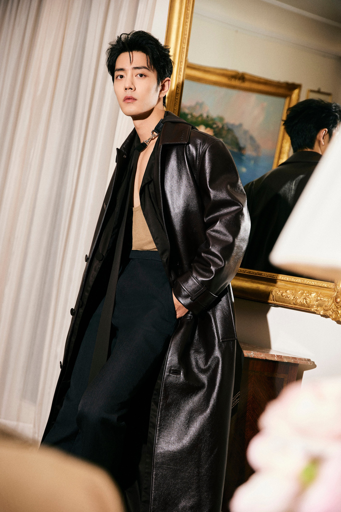 Nam diễn viên Tiêu Chiến xuất hiện tại Milan Fashion Week 2024 với vai trò người đại diện thương hiệu Gucci. Trước đó, Tiêu Chiến có mặt tại show của Tod. Nam diễn viên được nhiều người hâm mộ đón đợi, nhiều từ khóa liên quan đến anh tại tuần lễ thời trang chiếm lĩnh hot search Weibo Trung Quốc. Ảnh: Getty, Weibo. Nam diễn viên Tiêu Chiến xuất hiện tại Milan Fashion Week 2024 với vai trò người đại diện thương hiệu Gucci. Trước đó, Tiêu Chiến có mặt tại show của Tod. Nam diễn viên được nhiều người hâm mộ đón đợi, nhiều từ khóa liên quan đến anh tại tuần lễ thời trang chiếm lĩnh hot search Weibo Trung Quốc. Ảnh: Getty, Weibo.