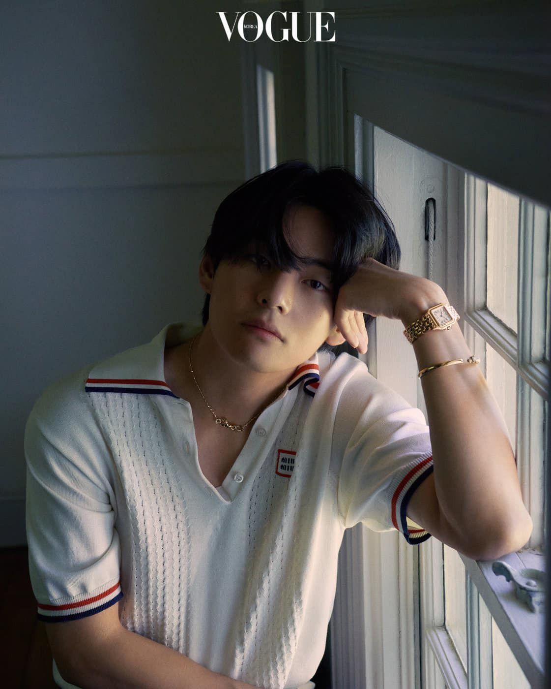 Sở hữu chiều cao 1m78 cùng gương mặt tỏa sáng, đường nét hài hòa, V được nhiều nhãn hiệu thời trang cao cấp để mắt đến. Anh từng lên trang bìa Elle Korea với dòng chữ &quot;Celine boy&quot; và trở thành đại sứ thương hiệu hãng trang sức, đồng hồ xa xỉ của Pháp – Cartier, đại sứ thương hiệu công ty đầu tư hàng đầu Indonesia SimInvest.