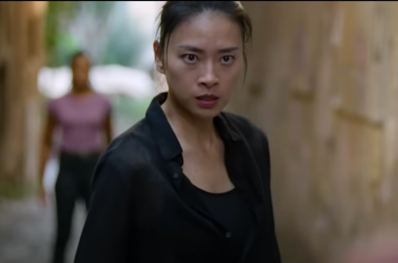 Ngô Thanh Vân trong phần 2 The Old Guard. Ảnh: CMH. Ngô Thanh Vân trong phần 2 The Old Guard. Ảnh: CMH.