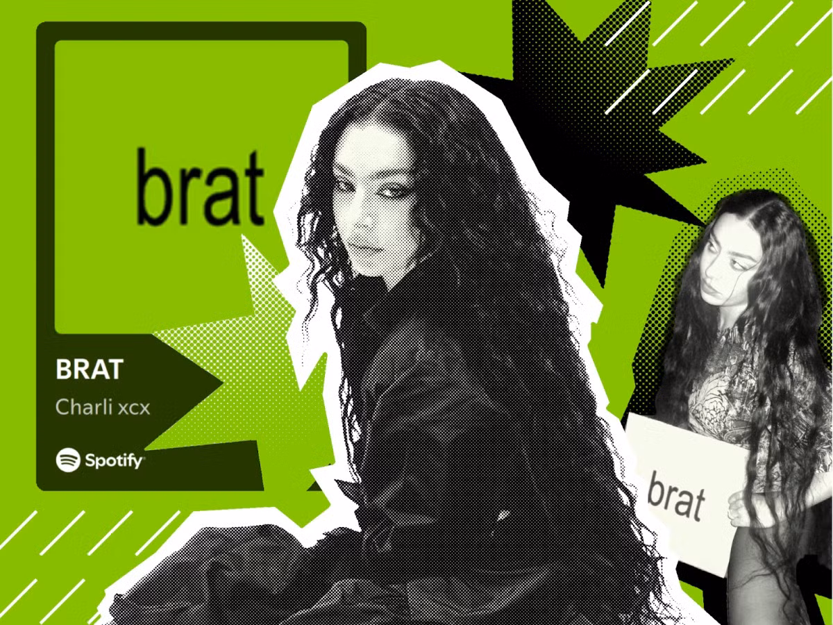 Từ "brat" tràn ngập trên tài khoản mạng xã hội, trong chiến dịch tranh cử của bà Harris.