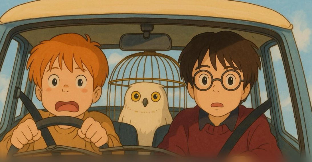 Những bộ phim kinh điển, meme mạng xã hội được chuyển thành phong cách Ghibli nhờ AI. Những bộ phim kinh điển, meme mạng xã hội được chuyển thành phong cách Ghibli nhờ AI.