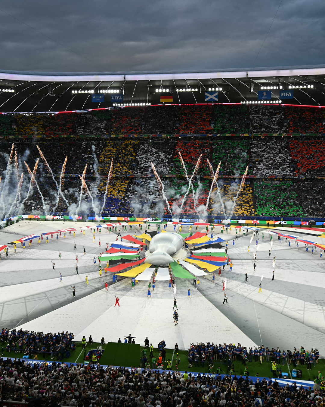 Sân khấu khai mạc Euro 2024 tại Đức. Ảnh: UEFA Euro 2024.