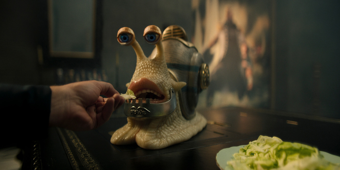 Ốc sên truyền tin ấn tượng trong bản live-action. Ốc sên truyền tin ấn tượng trong bản live-action.