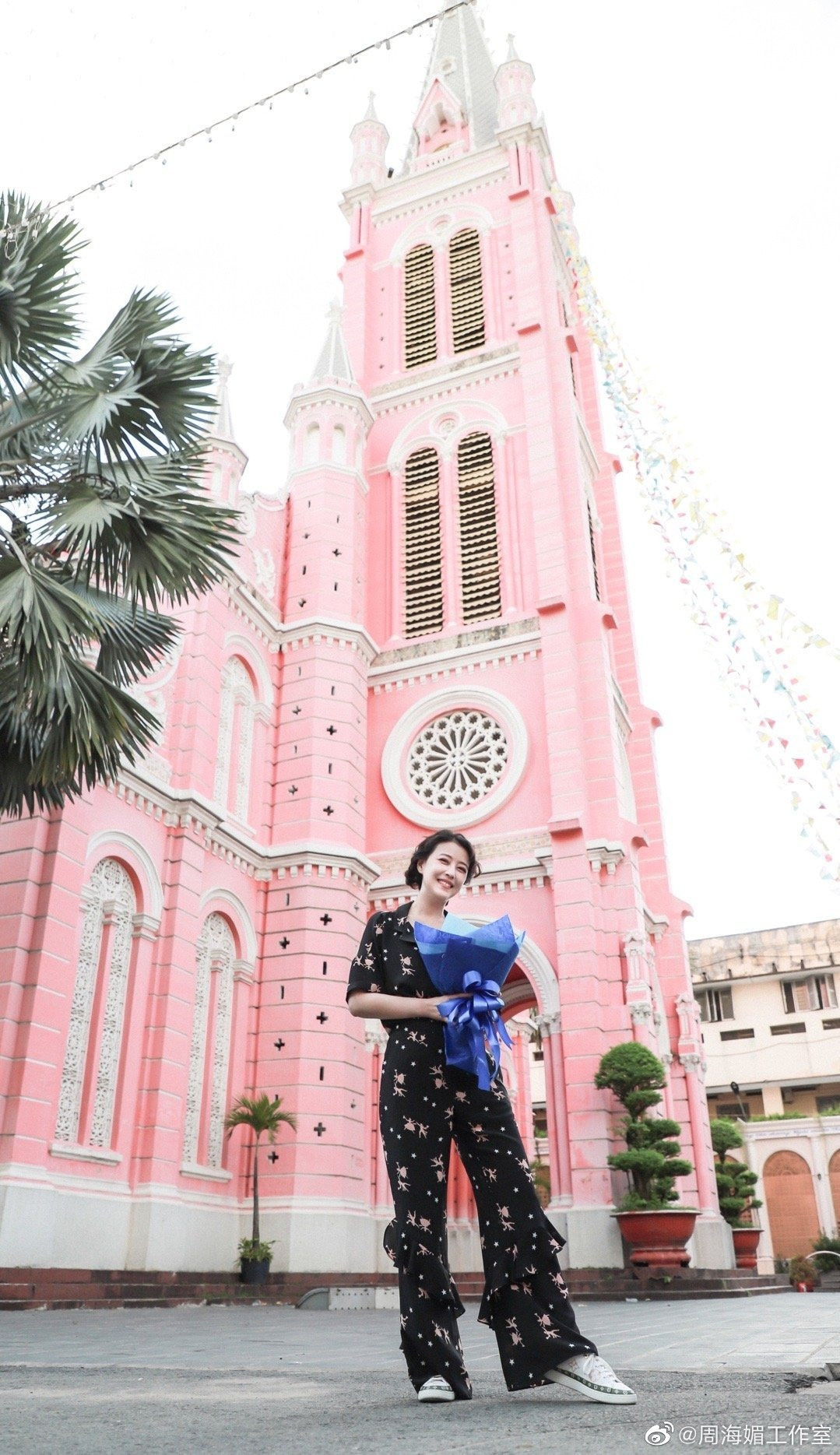 Châu Hải My trong lần đến TPHCM năm 2019. Ảnh: Weibo.