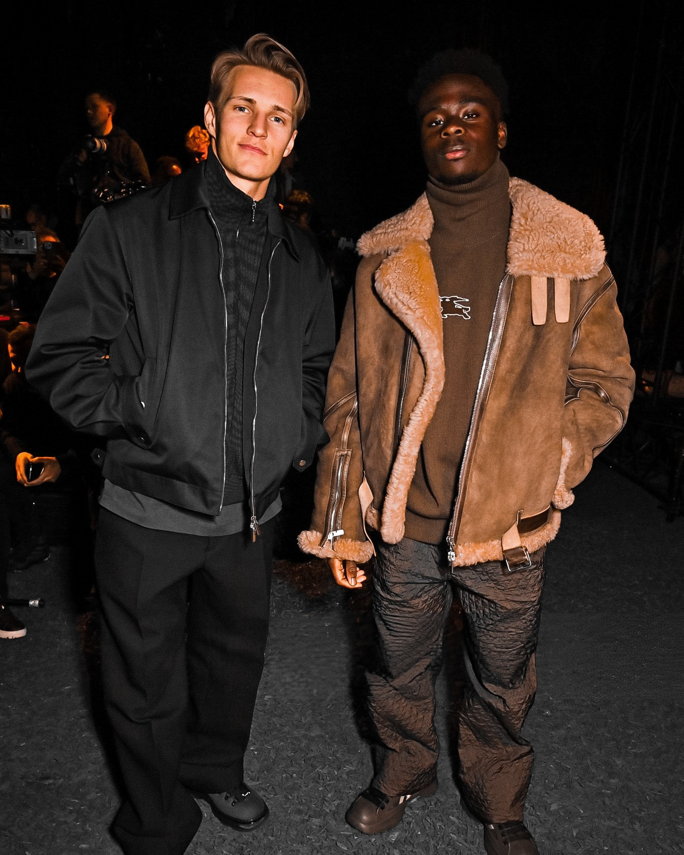 Ngoài Son Heung Min, London Fashion Week 2024 có sự hiện diện của nhiều ngôi sao bóng đá như Odegaard, Bukayo Saka (Arsenal), Ben Chilwell(Chelsea)… Ảnh: Getty. Ngoài Son Heung Min, London Fashion Week 2024 có sự hiện diện của nhiều ngôi sao bóng đá như Odegaard, Bukayo Saka (Arsenal), Ben Chilwell(Chelsea)… Ảnh: Getty.