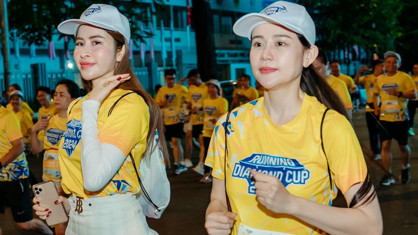 Giải chạy có sự đồng hành của nhiều nghệ sĩ. Giải chạy có sự đồng hành của nhiều nghệ sĩ.