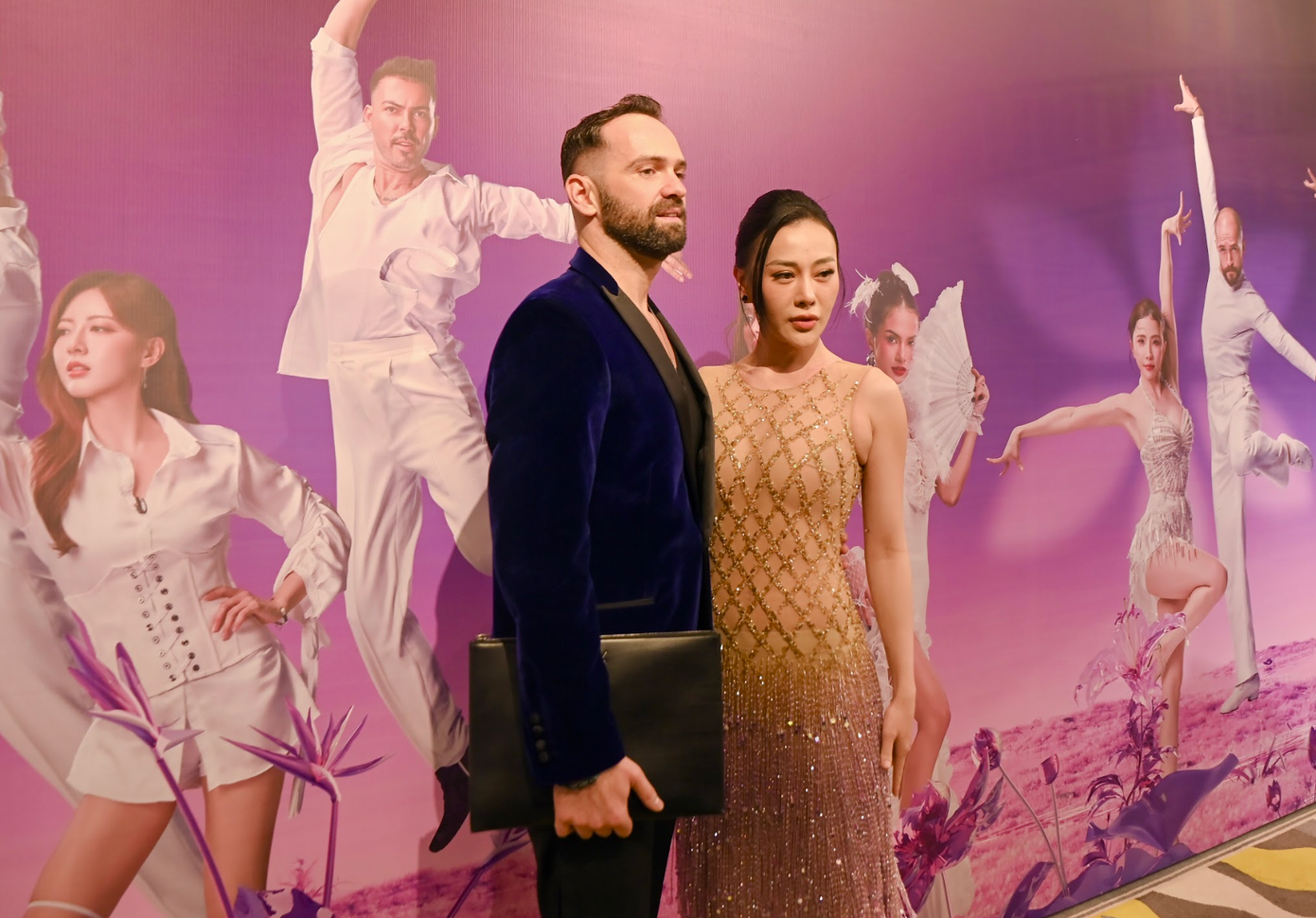 Phương Oanh tại buổi họp báo. Phương Oanh tại buổi họp báo.