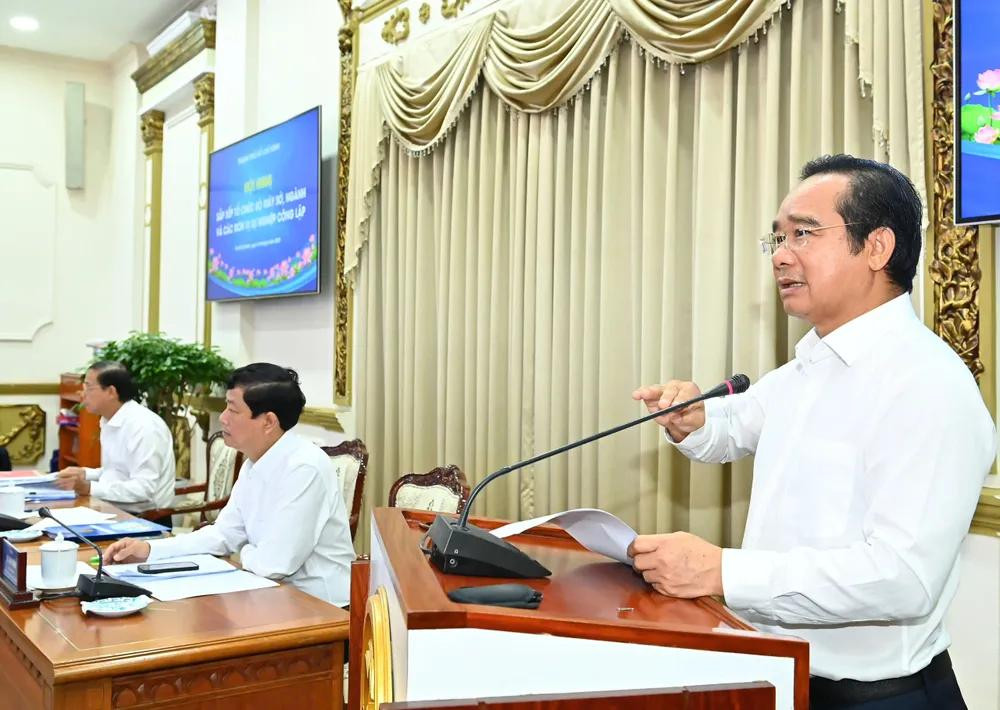 Đồng chí Nguyễn Văn Được phát biểu mở đầu hội nghị. Ảnh: VIỆT DŨNG Đồng chí Nguyễn Văn Được phát biểu mở đầu hội nghị. Ảnh: VIỆT DŨNG