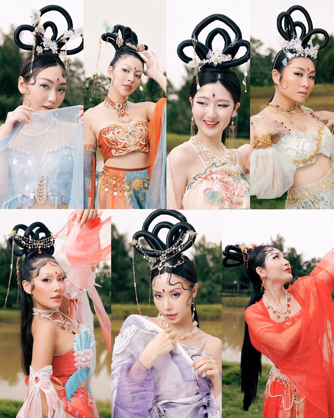 Á hậu Thảo Nhi Lê, TikToker Hà My, Chloe Nguyễn, rapper Tuimi, Tú Hảo, MAYonair (Mai Âm Nhạc), Lâm Thúy Nhàn trong vai yêu tinh nhện. Dàn người đẹp bám sát theo nguyên tác, tập 21 Tây du ký - Rơi vào động bàn tơ.