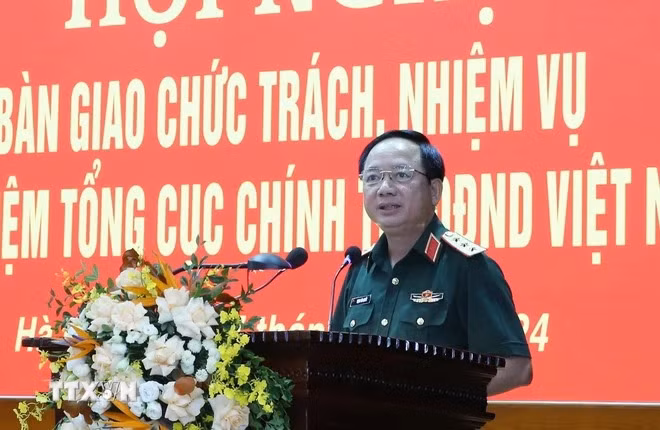 Thượng tướng Trịnh Văn Quyết phát biểu tại Hội nghị. (Ảnh: Hồng Pha/TTXVN phát). Thượng tướng Trịnh Văn Quyết phát biểu tại Hội nghị. (Ảnh: Hồng Pha/TTXVN phát).