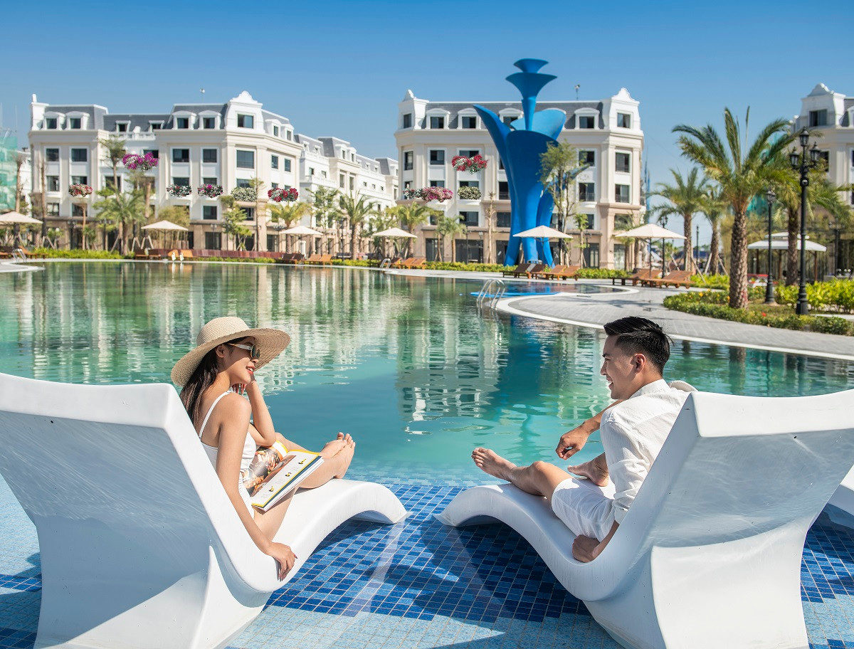 Du khách có thể tận hưởng những trải nghiệm độc đáo và đẳng cấp tại Vinhomes Golden Avenue.