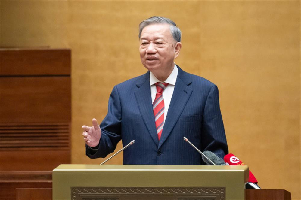 Tổng Bí thư Tô Lâm phát biểu chỉ đạo tại Hội nghị toàn quốc quán triệt, triển khai tổng kết việc thực hiện Nghị quyết số 18-NQ/TW của Ban Chấp hành Trung ương Đảng khóa XII.