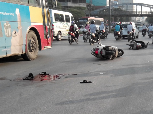 Hiện trường vụ tai nạn