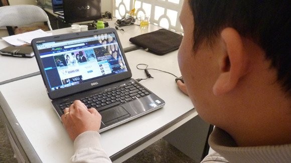 Hoàng Văn Điệp điều hành trang web Zingph…