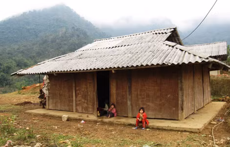 Ngôi nhà của vợ chồng Sầm A Vử