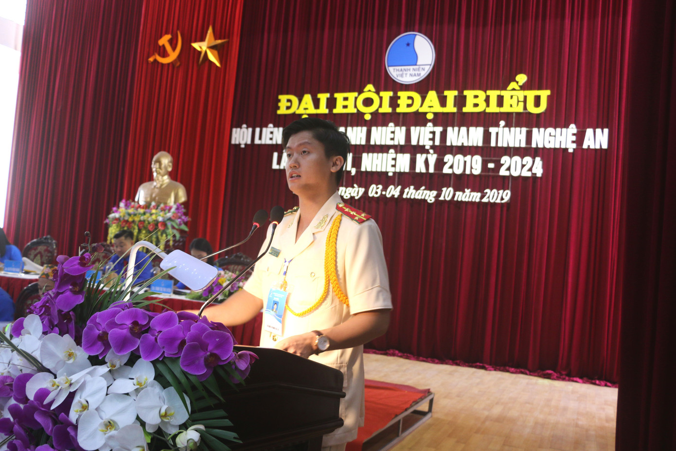 Khai mạc đại hội đại biểu Hội LHTN Việt Nam tỉnh Nghệ An lần thứ VI ảnh 6