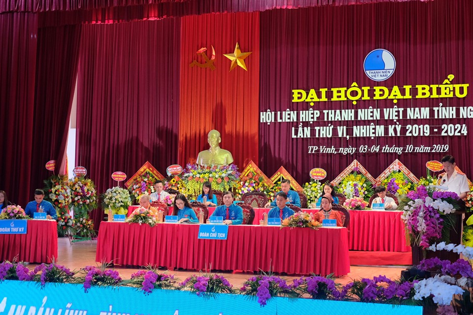 Hình ảnh đẹp tại Đại hội đại biểu Hội LHTN Việt Nam tỉnh Nghệ An lần thứ VI ảnh 7