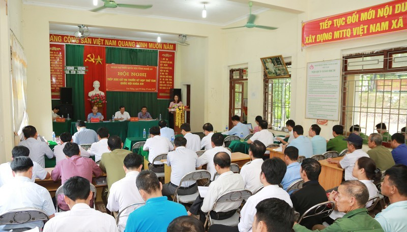 Cử tri miền núi Nghệ An kiến nghị Thủy điện nhanh chóng chi trả tiền bồi thường ảnh 1