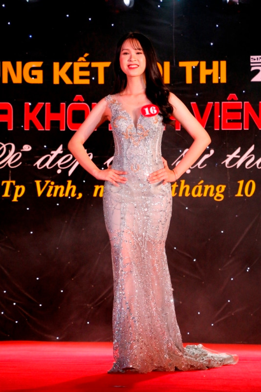 Nữ sinh ngành Giáo dục tiểu học trở thành Hoa khôi sinh viên Nghệ An ảnh 1