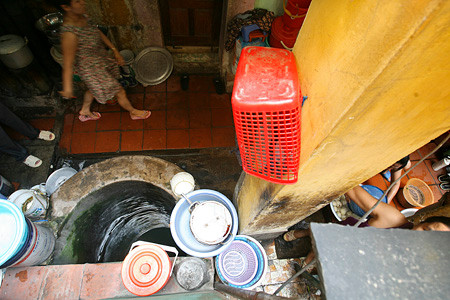 Đây là giếng khơi đặc biệt ở phố Hà Bút, nó có tên là 