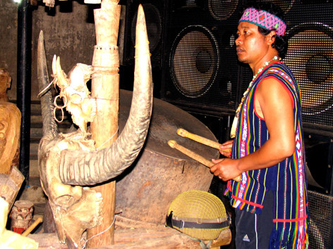 Đầu trâu - vật hiến sinh có giá trị nhất ở Tây Nguyên. Đầu trâu - vật hiến sinh có giá trị nhất ở Tây Nguyên