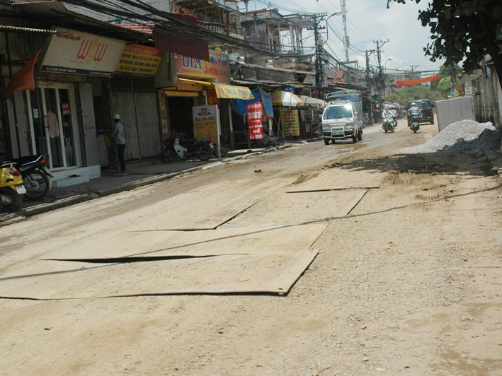 Sự cố vỡ ống nước đã được khắc phục ngay trong ngày 19-7