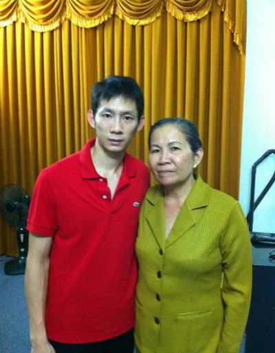 Bố mẹ luôn theo sát Tiến Minh