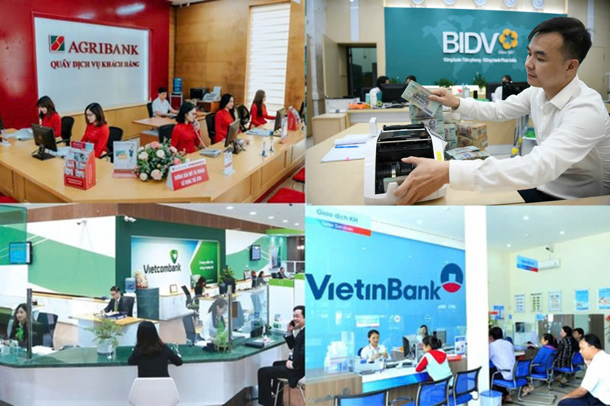 4 ngân hàng quốc doanh lãi tỷ USD trở lên. 4 ngân hàng quốc doanh lãi tỷ USD trở lên.