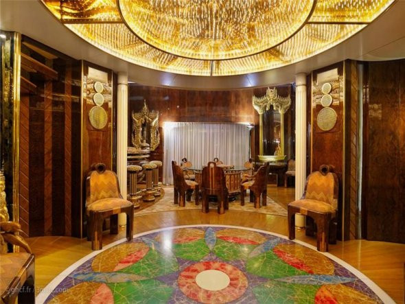 Biệt thự này có giá 46 triệu USD, được trang hoàng như một du thuyền du lịch