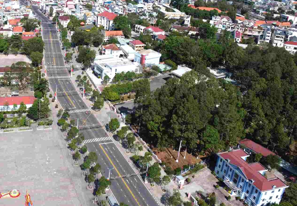 Khu vực Trung tâm hành chính thành phố Bến Cát